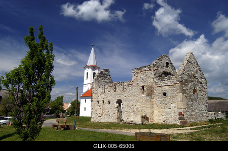 Dörgicse, Szent Péter templomrom-stock-foto