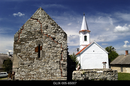 Dörgicse, Szent Péter templomrom-stock-foto