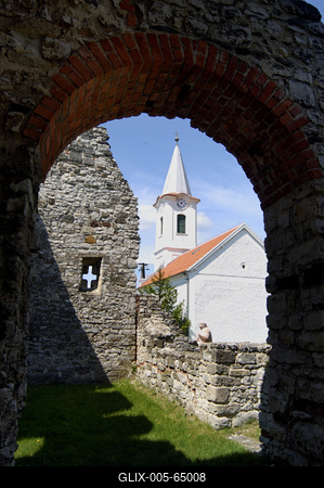 Dörgicse, Szent Péter templomrom-stock-foto