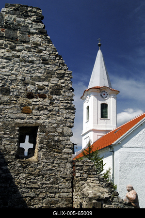 Dörgicse, Szent Péter templomrom-stock-foto