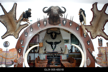 Balatonederics, Afrika múzeum-stock-foto