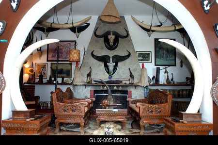 Balatonederics, Afrika múzeum-stock-foto