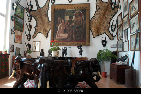 Balatonederics, Afrika múzeum-stock-foto