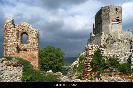 Cseszneki Vár-stock-foto