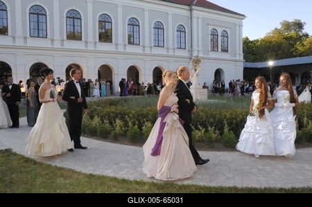 A 184. Anna-bál Balatonfüreden-stock-foto