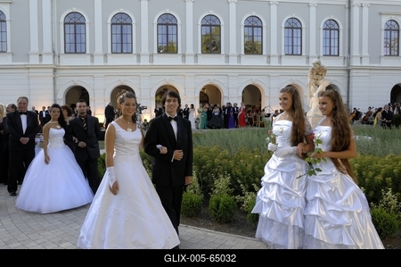 A 184. Anna-bál Balatonfüreden-stock-foto