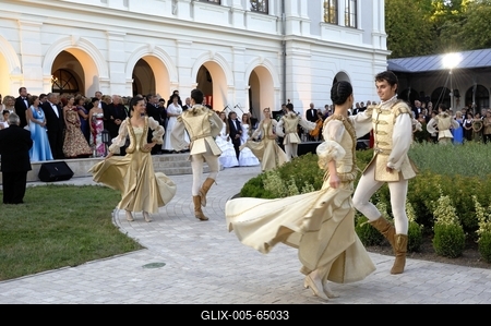 A 184. Anna-bál Balatonfüreden-stock-foto