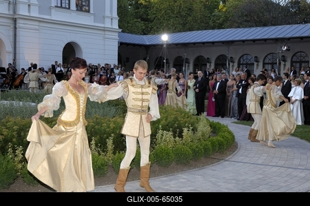 A 184. Anna-bál Balatonfüreden-stock-foto