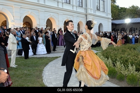 A 184. Anna-bál Balatonfüreden-stock-foto