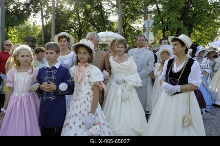 A 184. Anna-bál Balatonfüreden-stock-foto