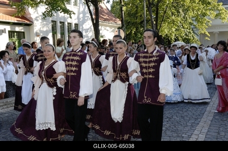 A 184. Anna-bál Balatonfüreden-stock-foto