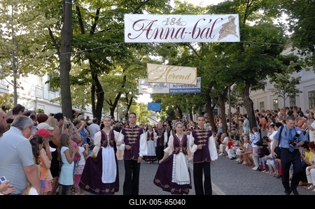 A 184. Anna-bál Balatonfüreden-stock-foto