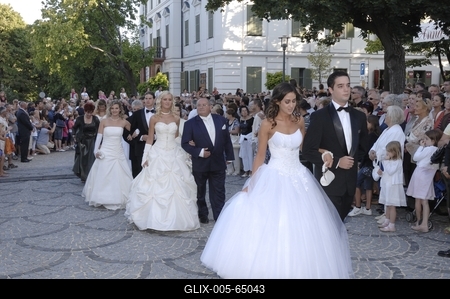 A 184. Anna-bál Balatonfüreden-stock-foto