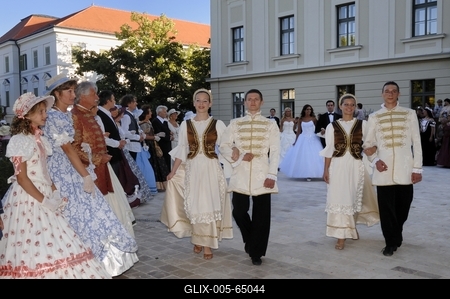 A 184. Anna-bál Balatonfüreden-stock-foto