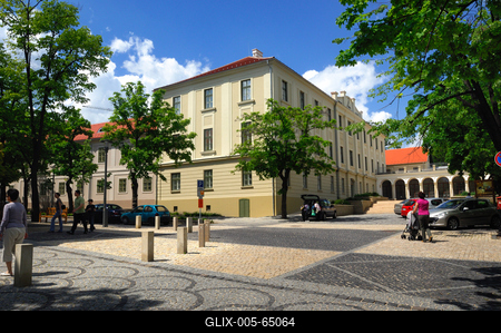 Balatonfüred, felújított villák a belvárosban-stock-foto