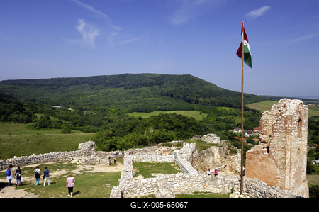 Cseszneki Vár-stock-foto