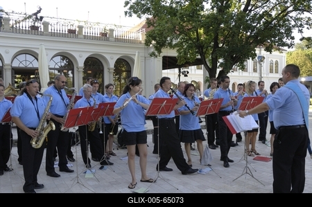 A 184. Anna-bál Balatonfüreden-stock-foto