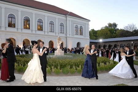 A 184. Anna-bál Balatonfüreden-stock-foto