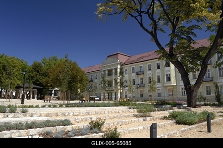 Balatonfüred, Állami Szívkórház-stock-foto