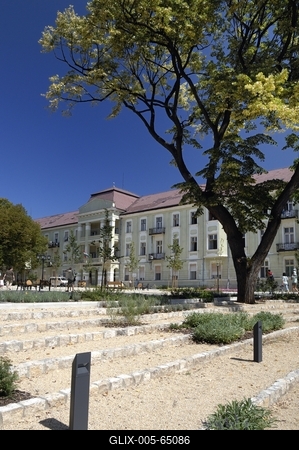 Balatonfüred, Állami Szívkórház-stock-foto