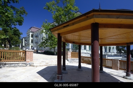 Balatonfüred, Állami Szívkórház-stock-foto