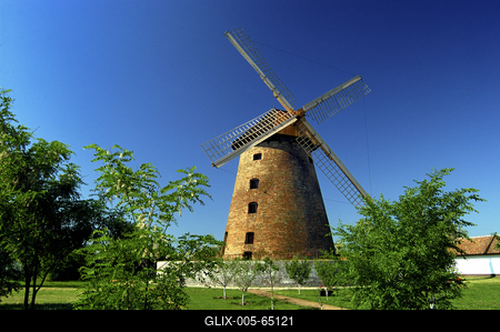 Szélmalom, Karcag-stock-foto