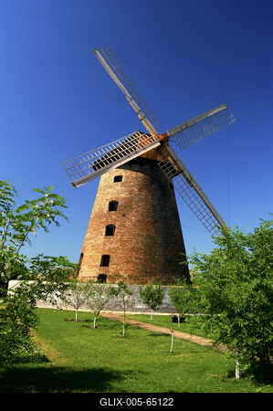 Szélmalom, Karcag-stock-foto