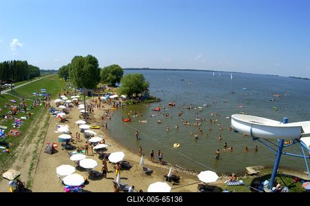 Tisza-tó strand, Abádszalók-stock-foto