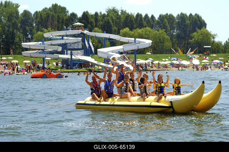 Tisza-tó strand, Abádszalók-stock-foto
