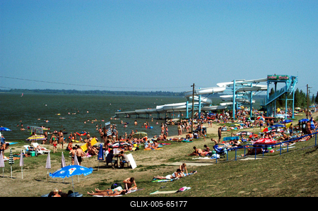 Tisza-tó strand, Abádszalók-stock-foto