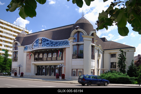 Szigligeti Színház, Szolnok-stock-foto