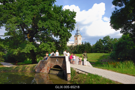 Tiszakürti Arborétum-stock-foto