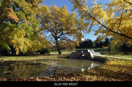 Tiszakürti Arborétum-stock-foto
