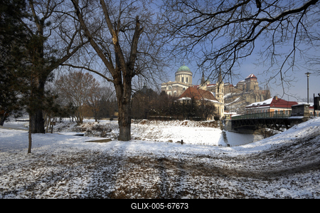 Esztergom-stock-foto