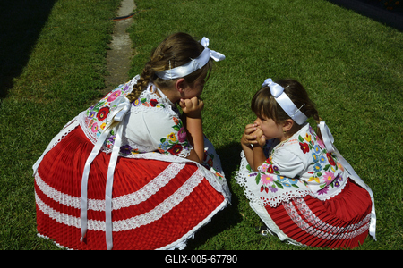 Géderlaki népviselet-stock-foto