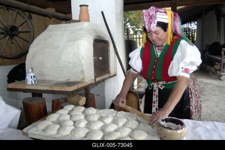 Hollókő-stock-foto