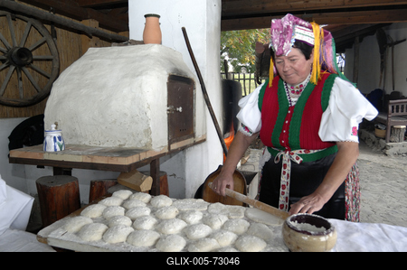 Hollókő-stock-foto