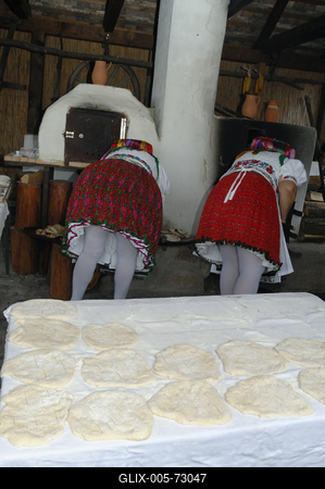 Hollókő-stock-foto