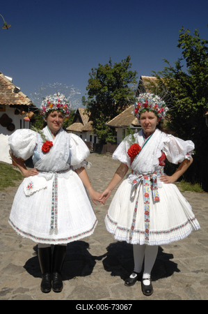 Hollókő-stock-foto