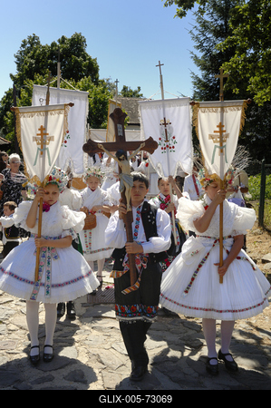 Hollókő-stock-foto