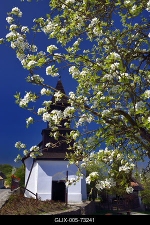 Hollókő-stock-foto