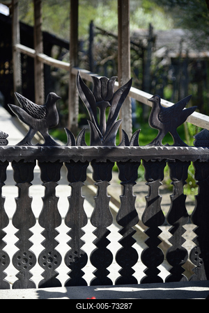 Hollókő-stock-foto