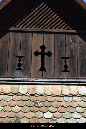 Hollókő-stock-foto