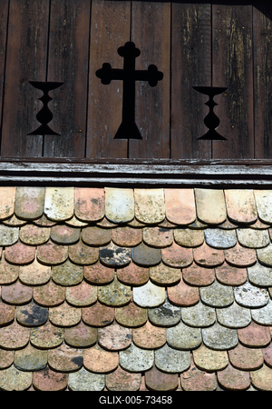 Hollókő-stock-foto