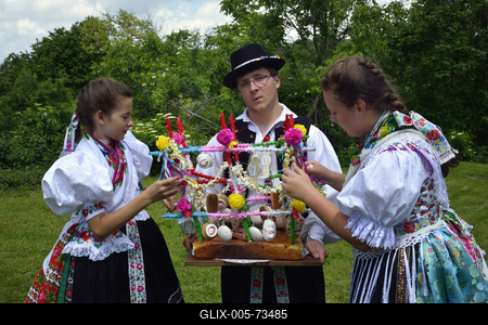 Hollókő-stock-foto