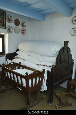 Hollókő-stock-foto