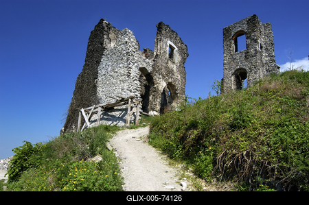 Somlói Vár-stock-foto