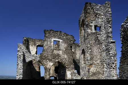 Somlói Vár-stock-foto