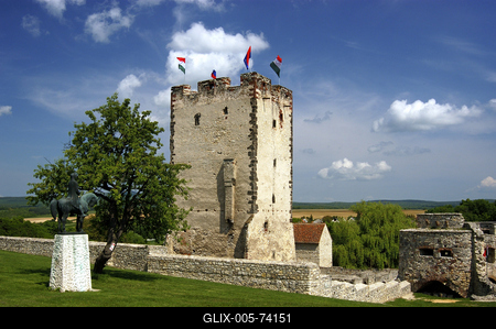 Nagyvázsony, Kinizsi-vár-stock-foto