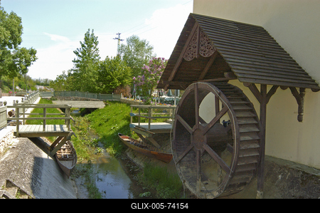 Kapolcs, Szaller-vízimalom-stock-foto